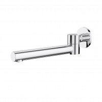 Chrome Round Wall Mount Bath Spout